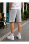 Men's Shorts with Side Piping Detail and Zippered Back Pockets - 2
