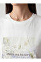 Original Oval Collar Printed Women's T-Shirt - 3