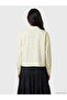 Lcw Modest Ecru Polka Dot Voile Women's Shirt - 4