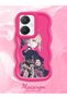 Vivo Y27 Compatible Case Camera Protector Red Silicone Couple Phone Case Girl Pattern - 2