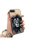 iPhone 7 Plus Compatible Silicone Edge Hard Back Case Couple Phone Case with Lion Pattern