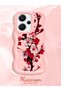 Redmi Note 13 Pro Plus 5g Compatible Case Camera Protector Pink Silicone Couple Phone Case Floral Pattern - 2