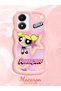 Vivo Y02S Compatible Case Camera Protector Pink Silicone Couple Phone Case Powerpuff Pattern - 2