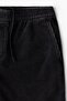 Fitilli Kadife Şort Loose Fit - 5