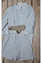 Shirt Shorts Two-Piece Set Cotton Linen Blend Top Oversized Comfortable Fit Shorts with Belt Summer Combination Lum2038& - 2