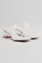 Bln 222 Transparent Heeled Slippers - 2