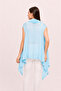 Slim Short Knitwear Poncho Vest – Chiffon Look, Lightweight and Stylish - 2