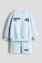 2-piece printed sweatshirt set