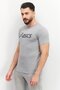Men Sportswear Fit Short Sleeve Training T-Shirt, Grey - 4