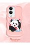Vivo Y29S Compatible Case Camera Protector Pink Silicone Couple Phone Case Panda Pattern - 2