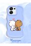 Oppo F31 5g Compatible Case Camera Protector Blue Silicone Couple Phone Case Cute Pattern - 2