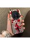 Vivo X300 Pro Compatible Silicone Edge Hard Back Case Couple Phone Case with Floral Pattern - 3