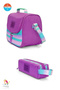 Purple Water Green School Bag-Thermal Lunch Bag-Pencil Case Set - 3