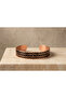 Copper Geometric Patterned Adjustable Cuff Bracelet