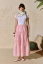 Pink Patchwork Skirt - 3