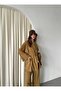 Mustard Romna Raw Linen Jacket and Trousers Set - 2Y8447 - 8