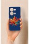 Redmi Note 13 Pro 4g Compatible Colorful Leaf Pattern Silicone Case