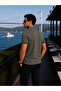 Men's Classic Khaki Polo Collar T-Shirt with Buttoned Pockets - 6