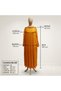 Women's Resort Wear V-Neck Linen Loose Dress - 2