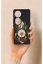 حافظة سيليكون متوافقة مع هاتف Vivo V40 بنمط Compass Forest