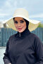 Seashell Straw Beach Hat Rms-Rş-26-26 Beige - 3