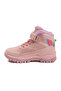 Pink Fur Velcro Girls' Boots 2082 P - 4