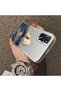 Oppo A55 4g Compatible Silicone Edge Hard Back Case Couple Phone Case Tower Patterned - 4