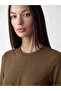 Lcw Everyday Green Soft Touch Tie-Waist Dress - 2