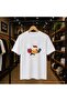 Box Horoz Printed 100% Cotton Oversize Loose Regular Fit Crew Neck T-Shirt