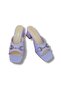 Women's Lila Buckled Thick-Heeled Slippers - 6