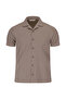 Mink Regular Fit Apaş Collar Shirt