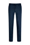 Navy Blue Regular Fit Cotton Jogger Pants with Side Pockets