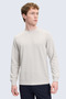 Gray Regular Fit Crew Neck Sweatshirt