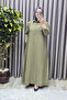 Women's Clothing Large Size Modal Cupra Shirt Collar Buttoned Dress - 7