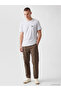 Özmarka New Season Brown Relax Fit Men's Cargo Pants - 2