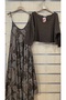 فستان قطني إيطالي مبطن بحشوة داخلية وحزام من القماش - 2