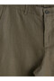 Özmarka New Season Brown Regular Fit 100% Linen Men's Trousers - 7