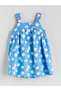 Girl's Floral Linen Blend Dress - 2