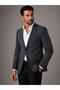 Men's Italian Cut Navy Blue Striped Blazer Jacket Classic and Modern Elegance - 7715 - 2