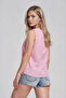 Zero Sleeve Patterned Casual Blouse - 3