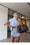 Kruvaze Denim Shorts Skirt - 3