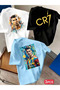 New Season Ronaldo Printed, 3-Piece Set Boys' T-Shirt, 100% Cotton Soft Fabric