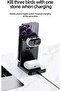 3-in-1 Wireless Charger Station 15W Fast Charging – Wireless Charging Dock for Smartphone, Smartwatch & Earbuds, Multi-Device Charging Stand for Home, Office & Bedside - 4