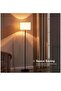 Simple Design LED Floor Lamp with Foot Switch, Metal Light Pole, Stable Base (Without Bulb) - 3