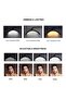 IOLITE Eyelash LED Floor Light, Half Moon Lamp for Lash Extension, Lighting for Beauty, Skincare, Lashes, Eyebrows, Filming Content Creation, with Adjustable Brightness & Height, Black - 2