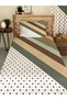 MİLROMA Modern Patterned Baby and Kids Printed Single Pique Set 160x230 Colorful
