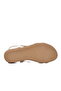 White Women's Flat Sandals - 5