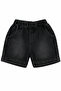 Baby Boy Black White Blue Denim Jacket and Shorts 3-Piece Set - 5