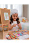 Girl's Lace Triangle Bonnet White 100% Viscose Fabric Handmade Design Hair Accessory (2-9 Years) - 4
