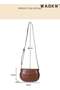 Retro All-Match Saddle Bag Shoulder Bag for Women Saddle Shoulder Bags For Women Small Women Underarm Bag Leather Women Crossbody Bags Handbags And Purses - 5